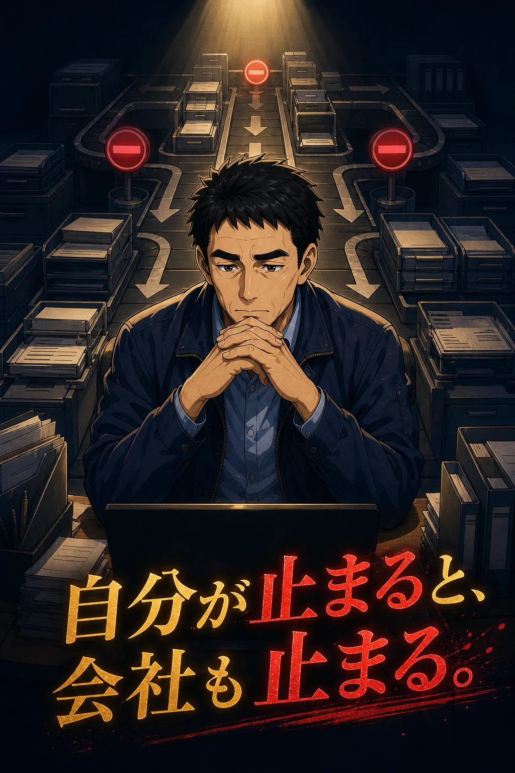 社長の判断待ちで会社の業務も止まる様子
