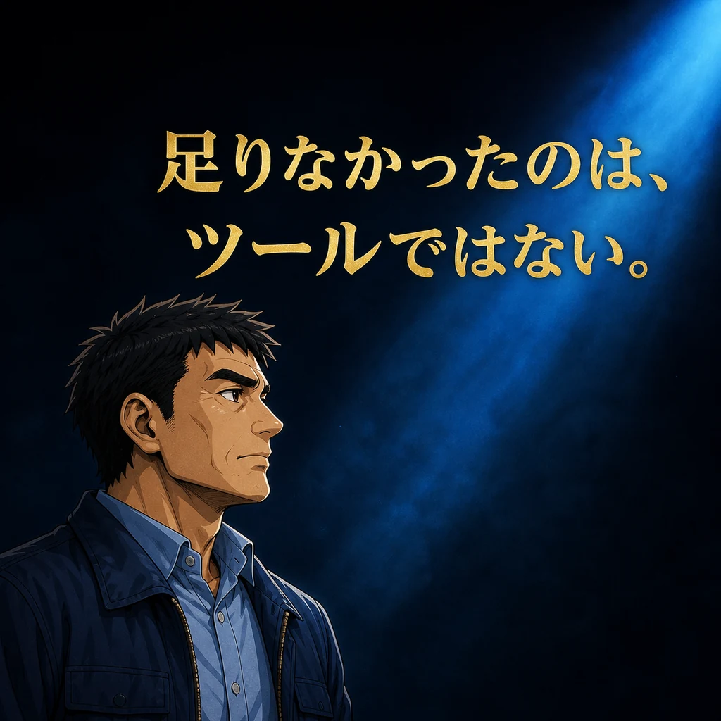 足りなかったのはツールではないと問題を再定義する場面