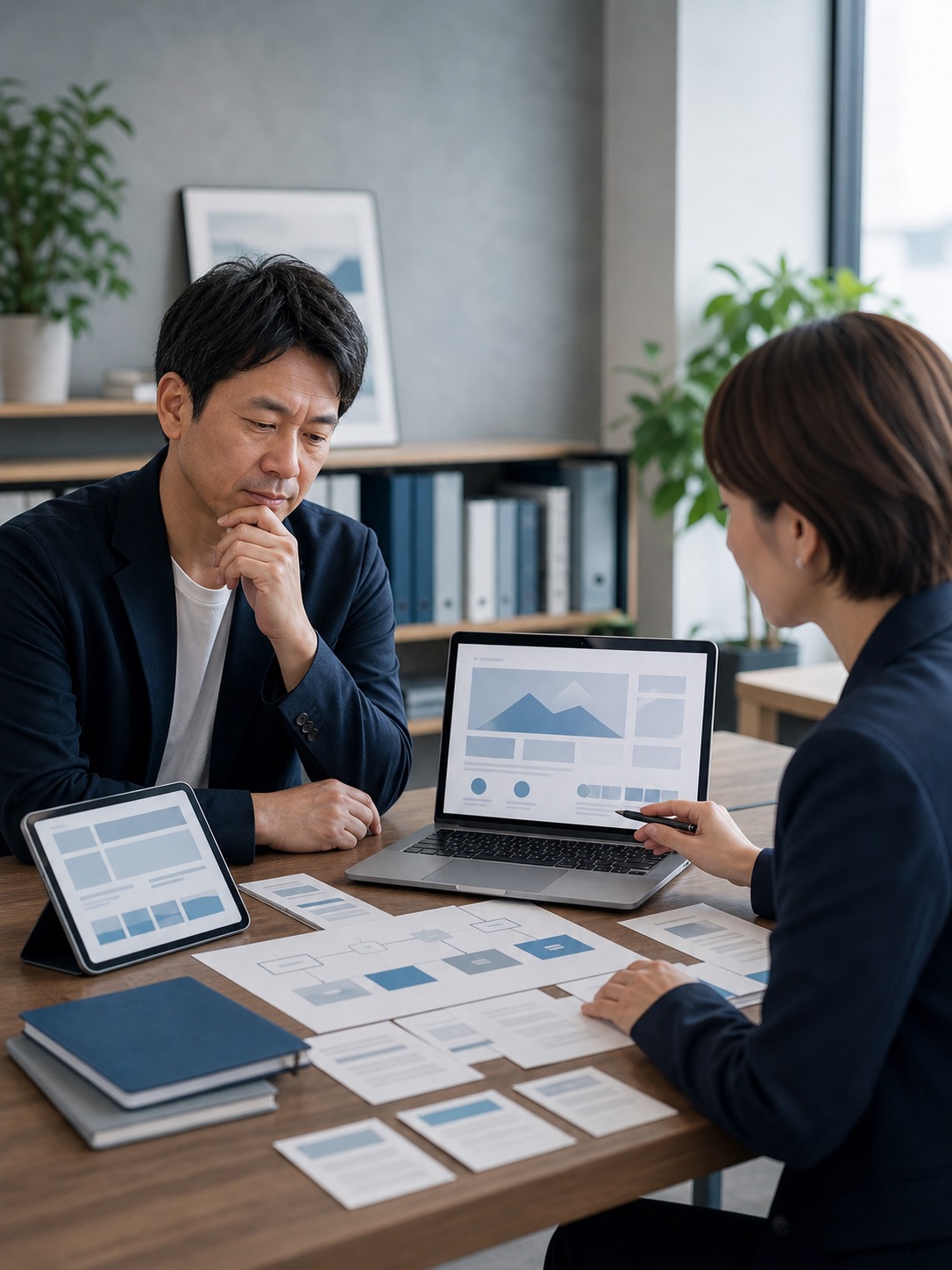 問い合わせにつながるWebサイト設計のイメージ
